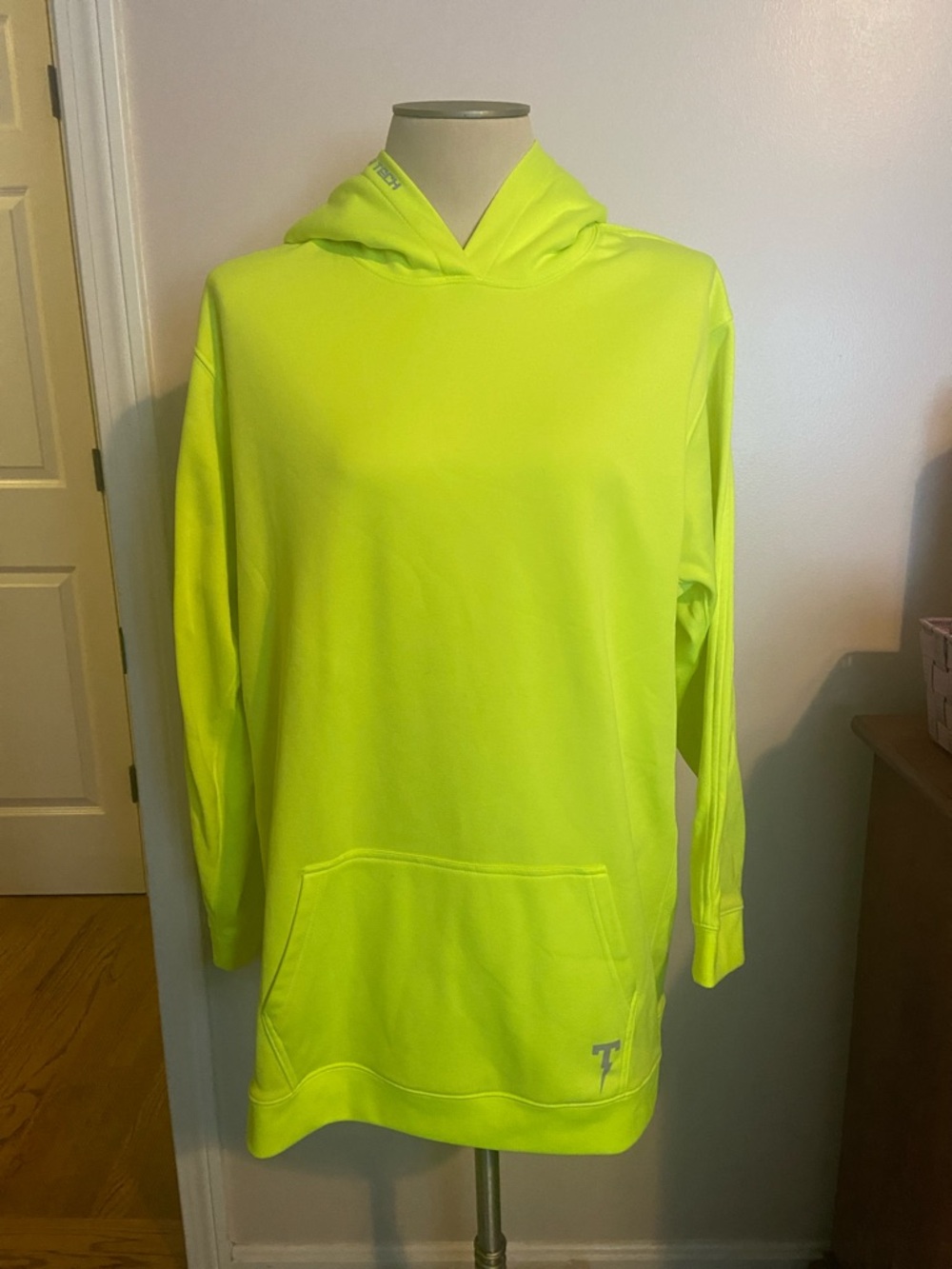 American Eagle Outfitters Neon Yellow Tech Pullover